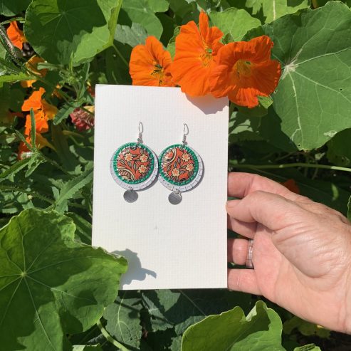 Unique Upcycled Eco Earrings